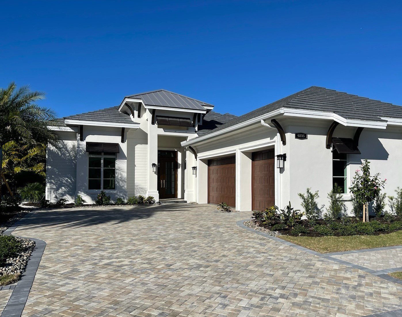 Windward Isle Custom Home Front Exterior