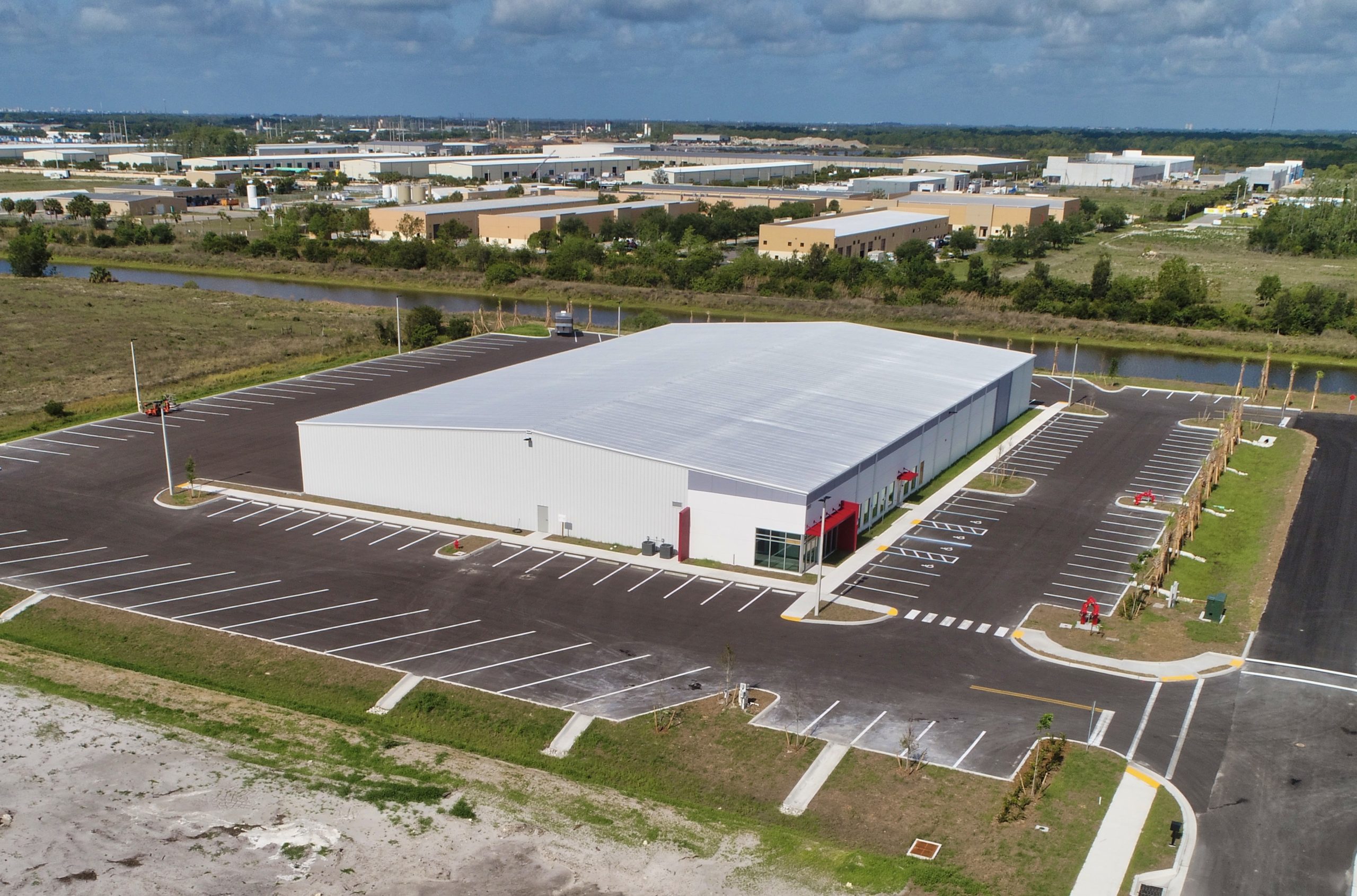 Aerial of Rice Insulation Glass