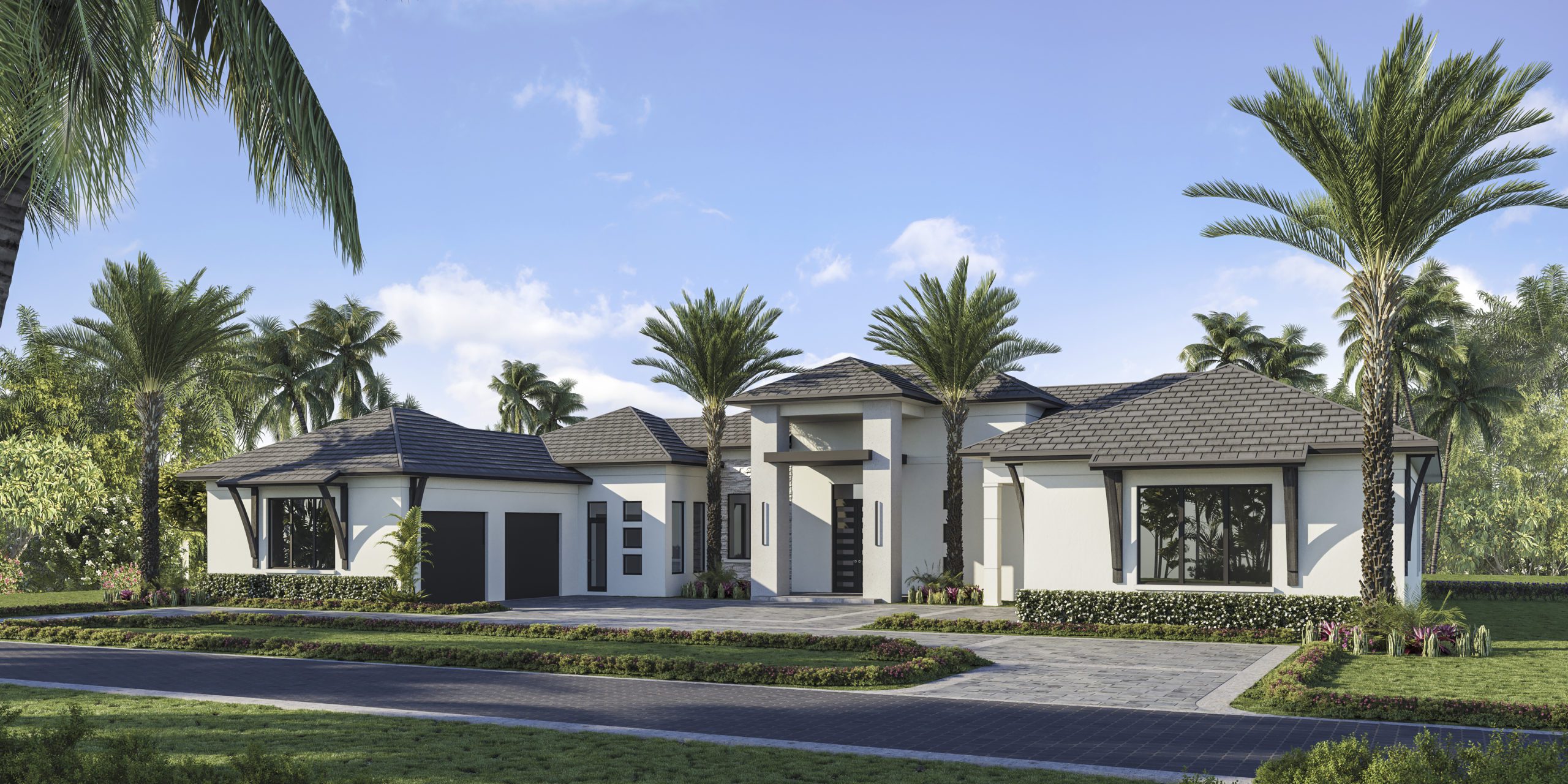 Pinehurst Front Exterior Rendering 2