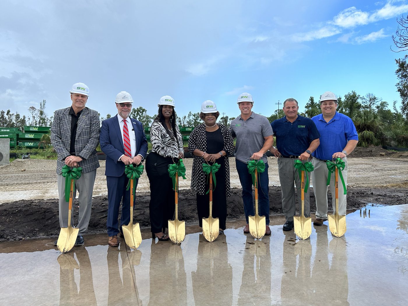 SWWaste groundbreaking shovels